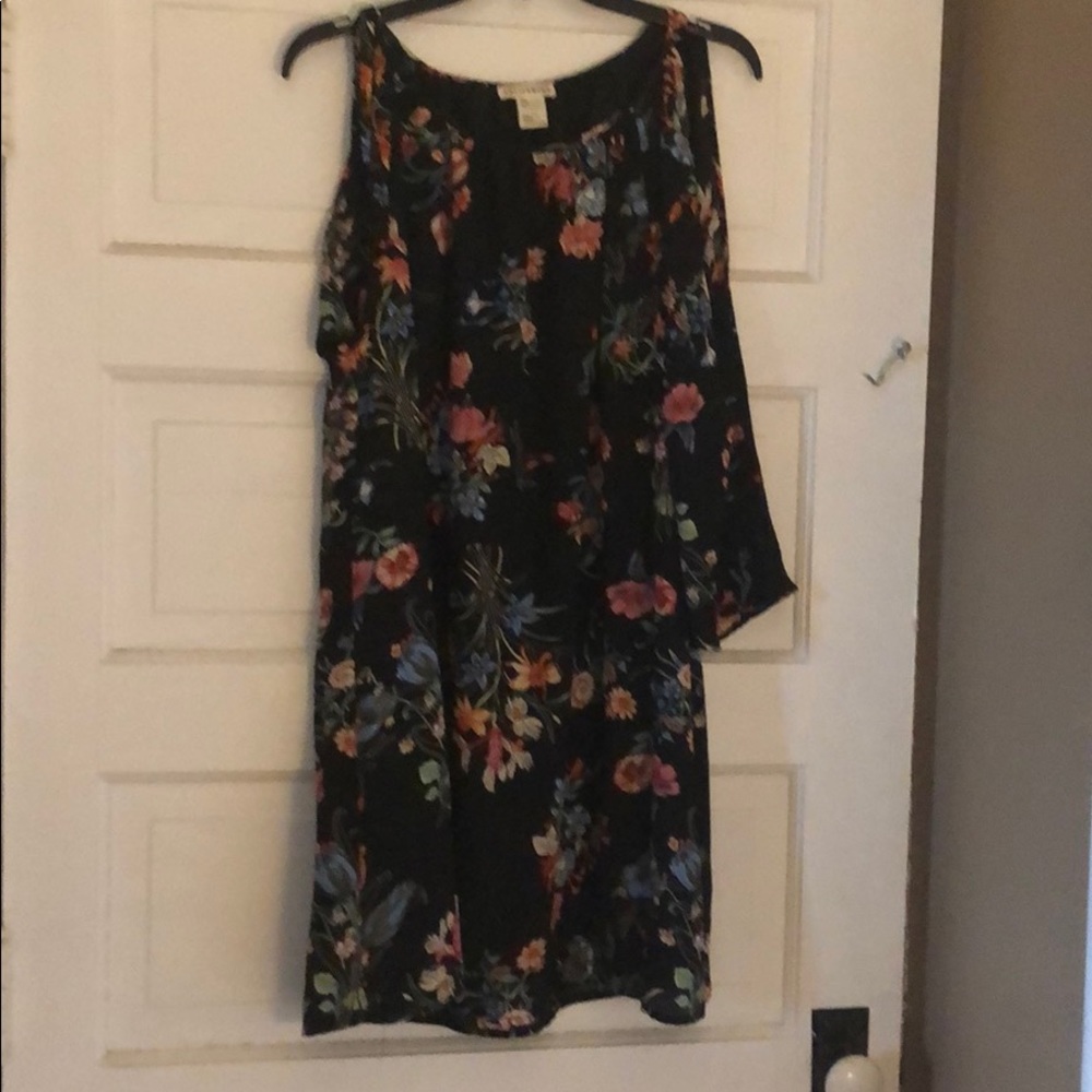 One sleeve mini dress